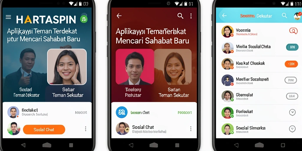 Tampilan antarmuka HARTASPIN yang menarik dan fungsional.