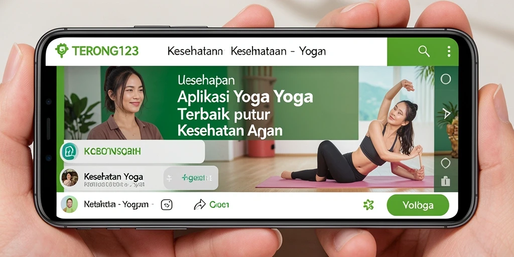 Tampilan antarmuka aplikasi Yoga yang menarik dan intuitif.